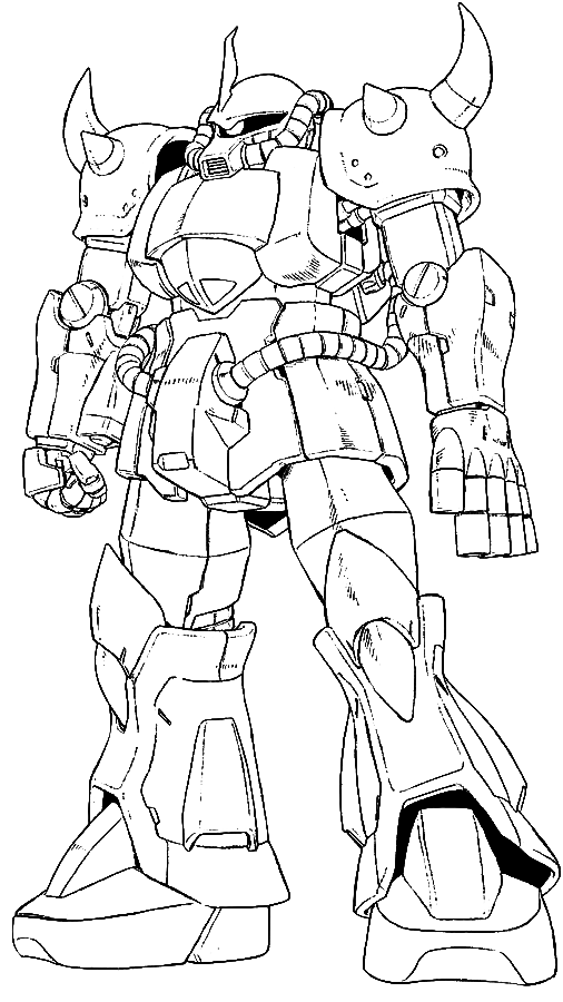 Mecha Coloring Pages Coloring Pages